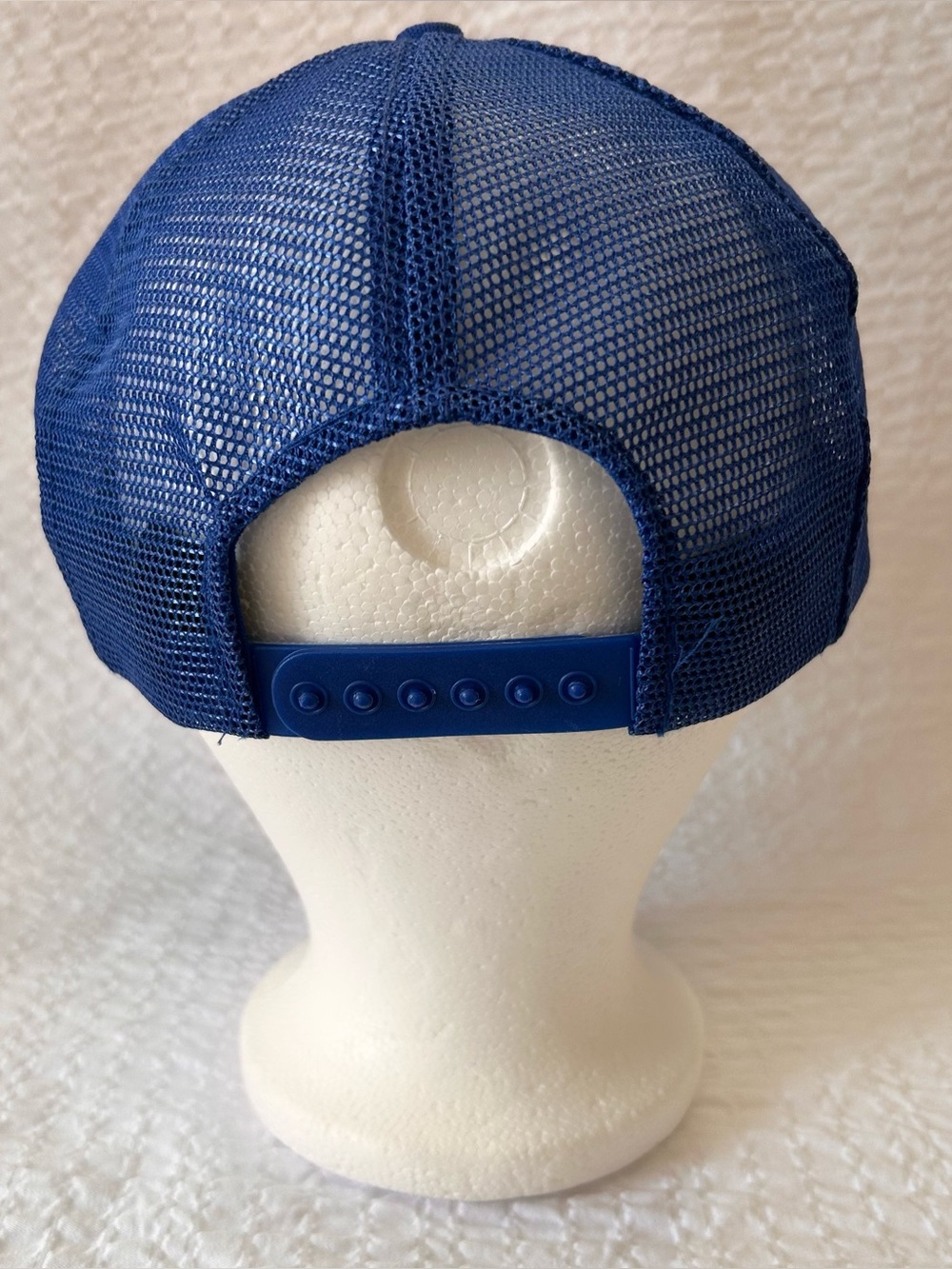 Vintage 80s 90s Los Angeles Rams NFL Football Mesh Trucker Hat SnapBack Rope - Picture 3 of 8